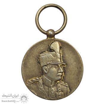 مدال یادگار تاجگذاری 1305 (بدون روبان) - شب - AU55 - رضا شاه