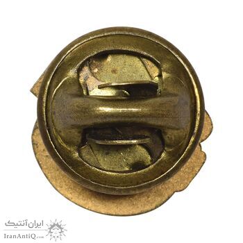 نشان سوزنی حزب ایران نوین (متفاوت) - AU - محمد رضا شاه