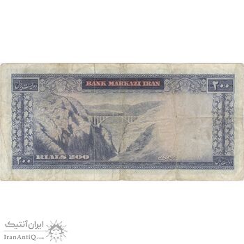 اسکناس 200 ریال (آموزگار - جهانشاهی) - تک - VF25 - محمد رضا شاه اسکناس 200 ریال (آموزگار - جهانشاهی) - تک - VF25 - محمد رضا شاه