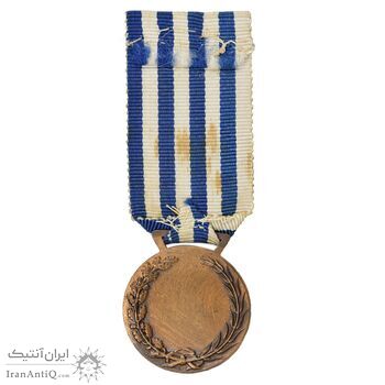 مدال مسابقات 4 آبان (با روبان) - AU58 - محمد رضا شاه