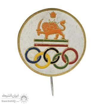نشان سوزنی المپیک - EF - محمد رضا شاه