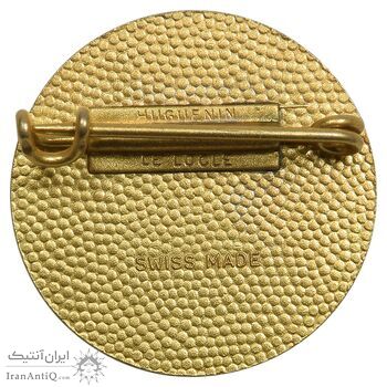 نشان جمعیت شیر و خورشید سرخ (با کنگره) طلایی - AU - محمد رضا شاه