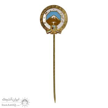 نشان سوزنی فدراسیون کوهنوردان ایران - AU - محمد رضا شاه