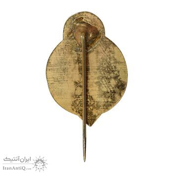 نشان سوزنی بنیاد نیکوکاری (طلایی) - AU - محمد رضا شاه