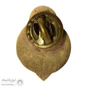 نشان سوزنی بنیاد نیکوکاری (متفاوت) طلایی - AU - محمد رضا شاه