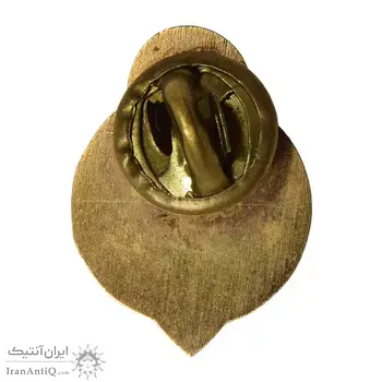 نشان سوزنی بنیاد نیکوکاری (متفاوت) طلایی - AU - محمد رضا شاه