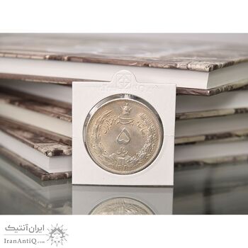 سکه 5 ریال 1313 (3 تاریخ ضخیم) - MS63 - رضا شاه