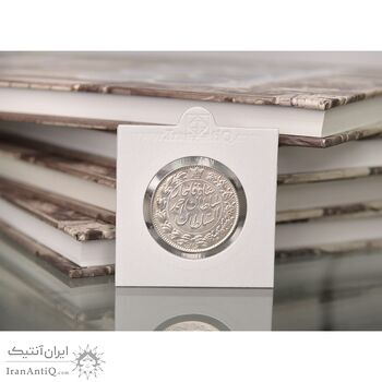 سکه 2000 دینار 1330 خطی (شیر متفاوت) - MS63 - احمد شاه