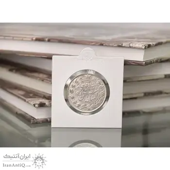 سکه 2000 دینار 1330 خطی (شیر متفاوت) - MS63 - احمد شاه