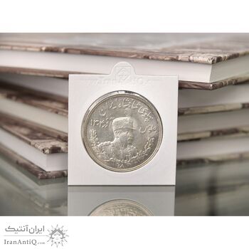 سکه 5000 دینار 1308 تصویری - MS63 - رضا شاه