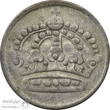 سکه 25 اوره 1961 گوستاو ششم - VF30 - سوئد سکه 25 اوره 1961 گوستاو ششم - VF30 - سوئد
