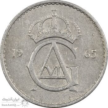 سکه 10 اوره 1961 گوستاو ششم - AU50 - سوئد سکه 10 اوره 1961 گوستاو ششم - AU50 - سوئد