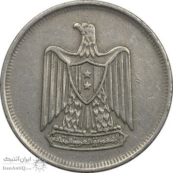 سکه 10 قروش 1387 جمهوری عربی - EF40 - مصر