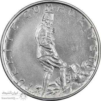 سکه 2-1/2 لیر 1977 جمهوری - MS61 - ترکیه