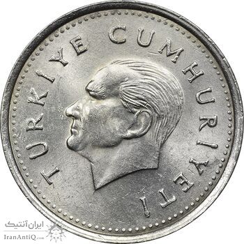سکه 1000 لیر 1991 جمهوری - MS62 - ترکیه