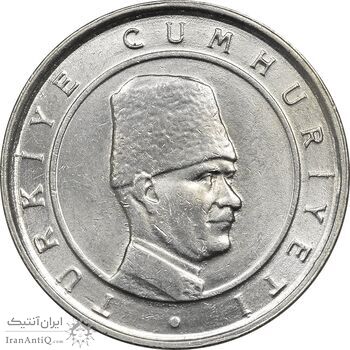 سکه 100000 لیر 2002 جمهوری - MS61 - ترکیه