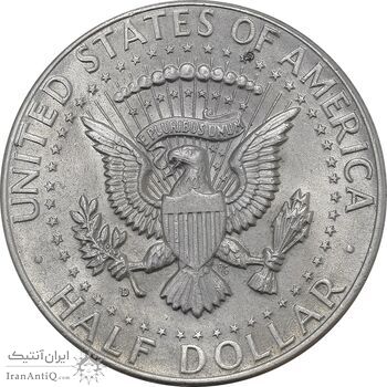 سکه نیم دلار 1964D کندی - MS61 - آمریکا