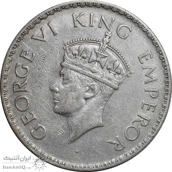 سکه 1 روپیه 1940 جرج ششم - EF40 - هند سکه 1 روپیه 1940 جرج ششم - EF40 - هند