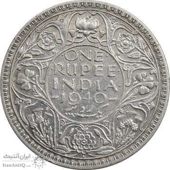 سکه 1 روپیه 1940 جرج ششم - EF40 - هند سکه 1 روپیه 1940 جرج ششم - EF40 - هند