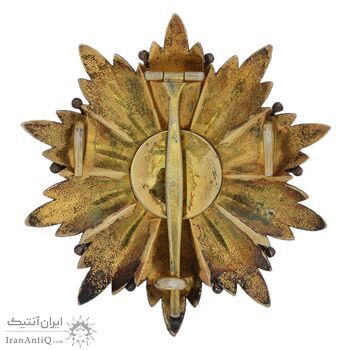 نشان تاج درجه یک 1332 - EF45 - احمد شاه