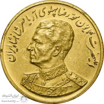 مدال طلا یادبود گارد شاهنشاهی - نوروز 1351 - MS62 - محمد رضا شاه