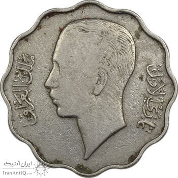 سکه 10 فلس 1937 غازی یکم - VF30 - عراق سکه 10 فلس 1937 غازی یکم - VF30 - عراق