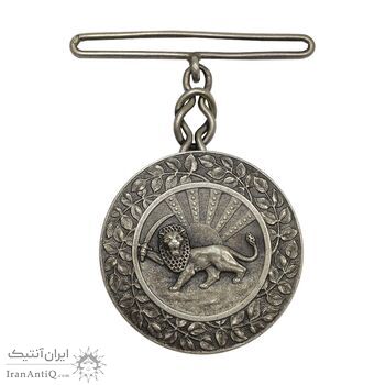 مدال نقره بپاداش خدمت - MS62 - رضا شاه