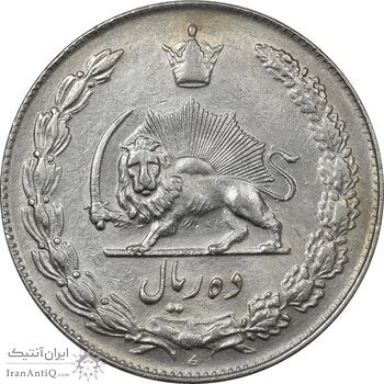 سکه 10 ریال 1340 - AU58 - محمد رضا شاه