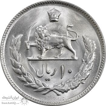 سکه 10 ریال 2535 - MS63 - محمد رضا شاه سکه 10 ریال 2535 - MS63 - محمد رضا شاه