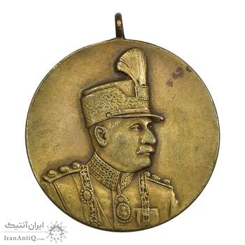 مدال یادگار تاجگذاری 1305 - EF45 - رضا شاه