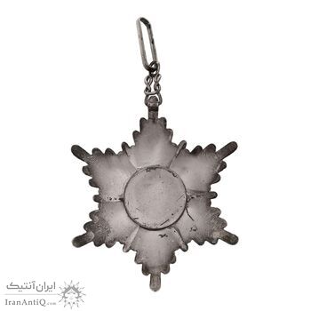 نشان همایونی درجه سه (با روبان فابریک) - AU - رضا شاه