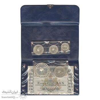 مدال های نقره سری جشنهای 2500 ساله شاهنشاهی - PF63 - محمد رضا شاه
