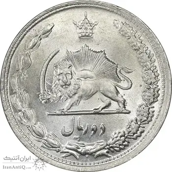 سکه 2 ریال 1313 - MS65 - رضا شاه
