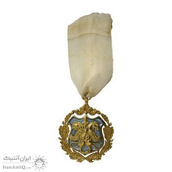 نشان درجه یک شهرداری (با روبان) - AU - محمد رضا شاه