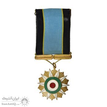 نشان درجه یک سپاس ورزشی (با روبان) - AU - محمد رضا شاه