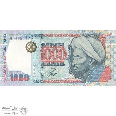 اسکناس 1000 تنگه 2000 جمهوری - تک - AU58 - قزاقستان